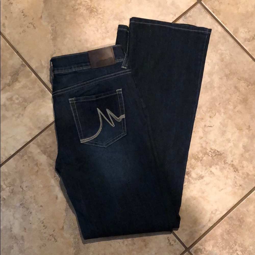 Maurice s boot cut jeans size 9/10